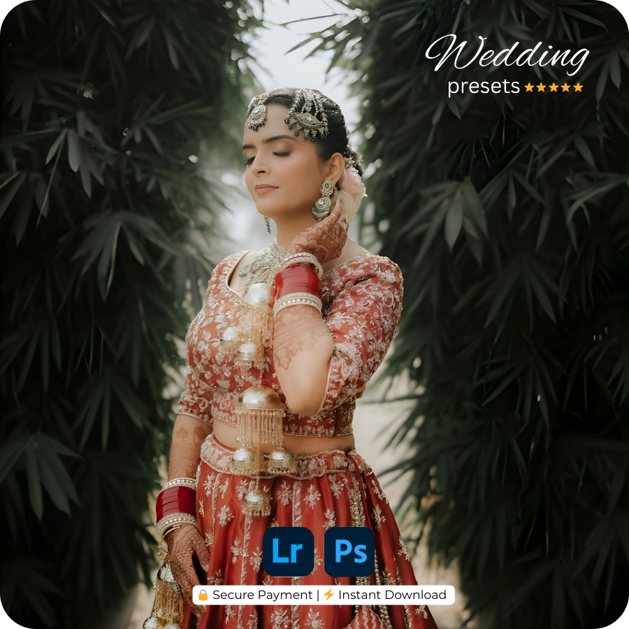 200 WEDDING CINEMATIC LIGHTROOM PRESETS (MOBILE + DESKTOP) + 25 CINEMATIC LUTS - TRENDING 2026