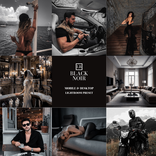 BLACK NOIR LIGHTROOM PRESETS