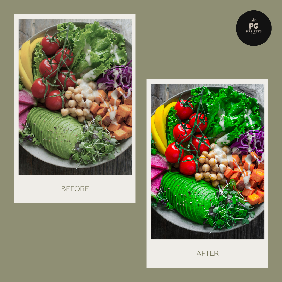 FOOD VLOGGER LIGHTROOM PRESETS