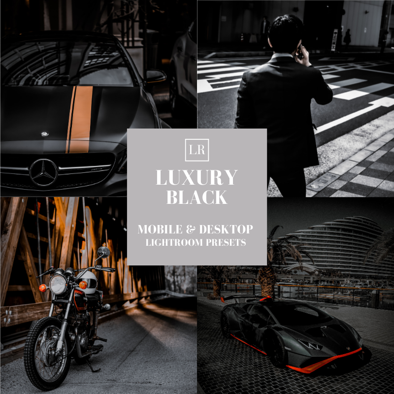 LUXURY DARK LIGHTROOM PRESETS