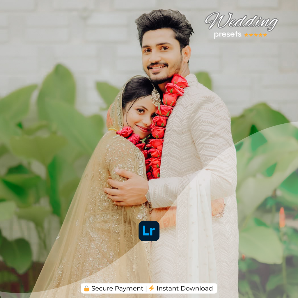 300 TRENDING INDIAN WEDDING LIGHTROOM PRESETS (MOBILE + DESKTOP) + 25 LUTS [NEW 2026]