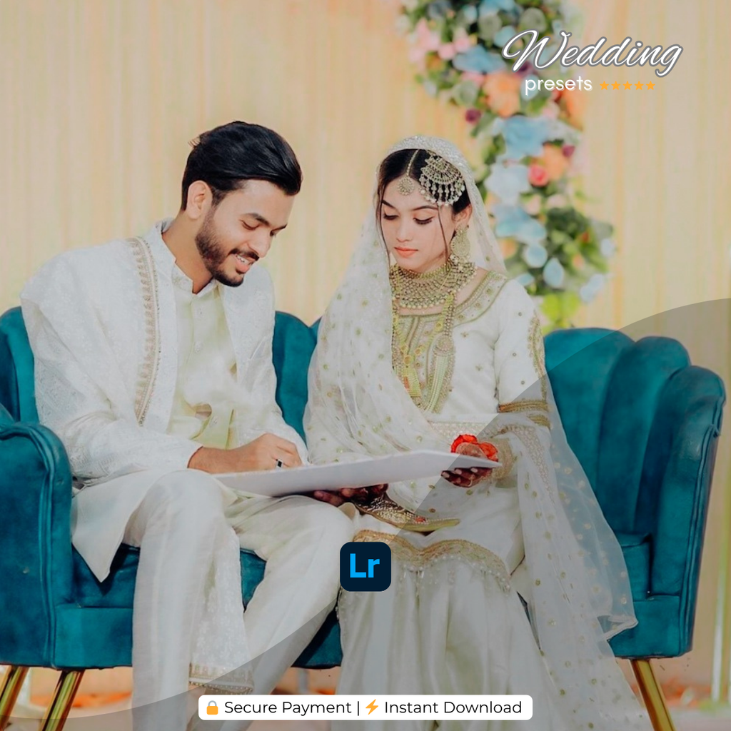 300 TRENDING INDIAN WEDDING LIGHTROOM PRESETS (MOBILE + DESKTOP) + 25 LUTS [NEW 2026]