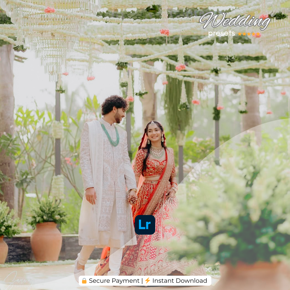 300 TRENDING INDIAN WEDDING LIGHTROOM PRESETS (MOBILE + DESKTOP) + 25 LUTS [NEW 2026]