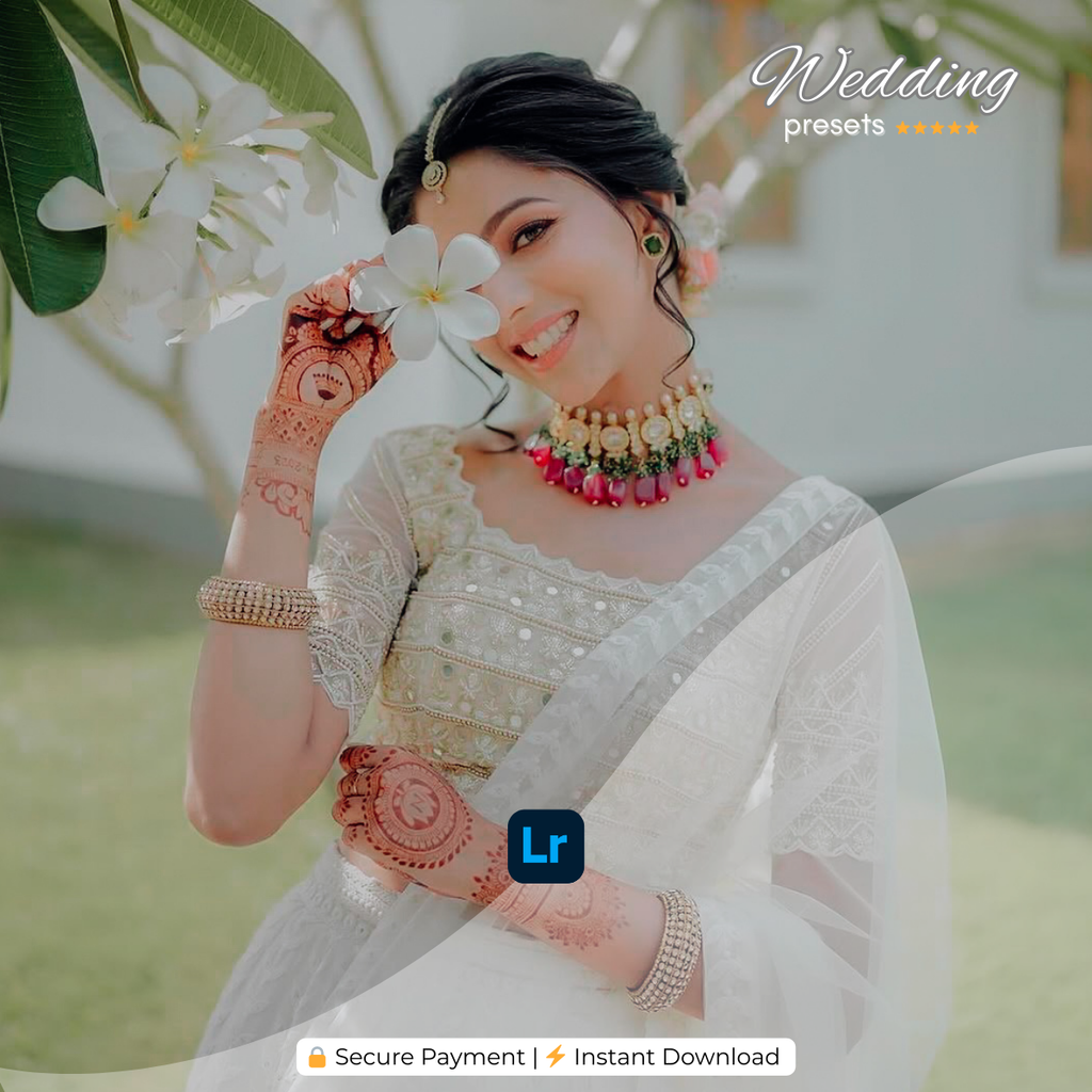 300 TRENDING INDIAN WEDDING LIGHTROOM PRESETS (MOBILE + DESKTOP) + 25 LUTS [NEW 2026]