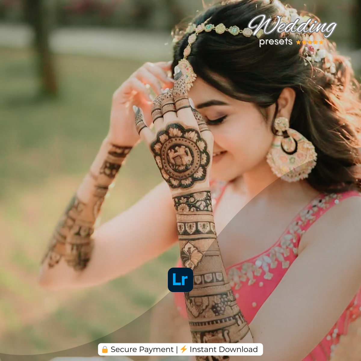 300 TRENDING INDIAN WEDDING LIGHTROOM PRESETS (MOBILE + DESKTOP) + 25 LUTS [NEW 2026]