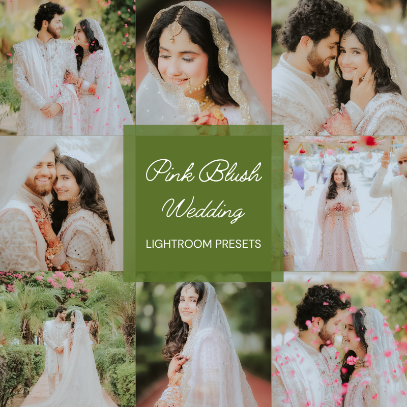 PINK BLUSH WEDDING LIGHTROOM PRESETS